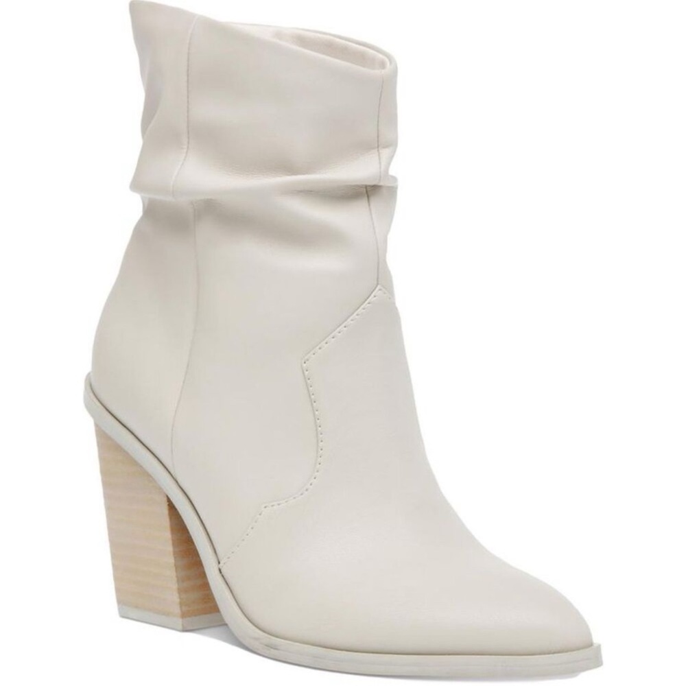 Dolce Vita Cream Heeled Boots